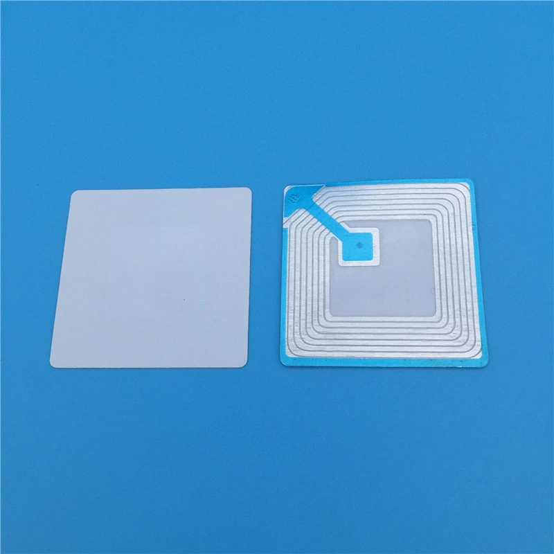 EAS Security Sticker 40*40mm RF Soft Label with 8.2MHz Frequency Blank Barcode Soft Label for Retail Store